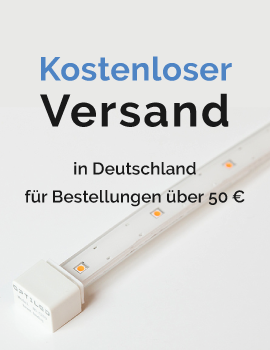 CabLED Banner: Kostenloser Versand